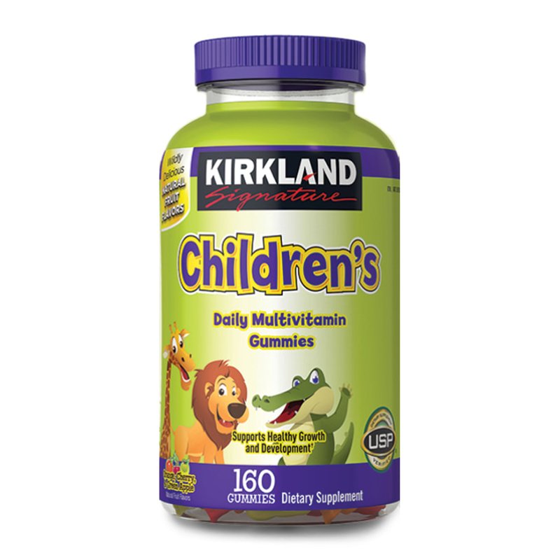 Kirkland Signature Children's Daily Multivitamin Gummies, 160 viên dẻo