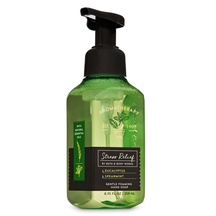 Rửa tay Bath & Body Works Aromatherapy - Stress Relief Eucalyptus + Spearmint, 259ml