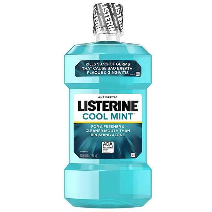 Nước súc miệng Listerine Cool Mint, 1.5L