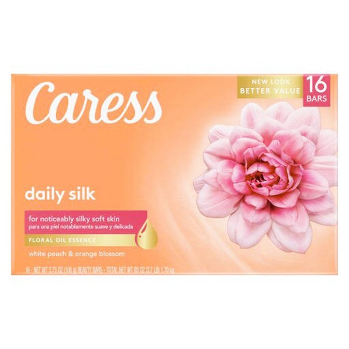 Xà phòng Caress Daily Silk, 16 x 106g
