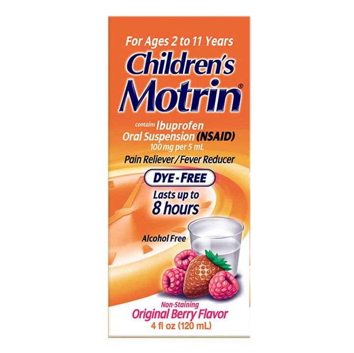 Siro giảm đau/ hạ sốt Children's Motin Original Berry Flavor, 120ml