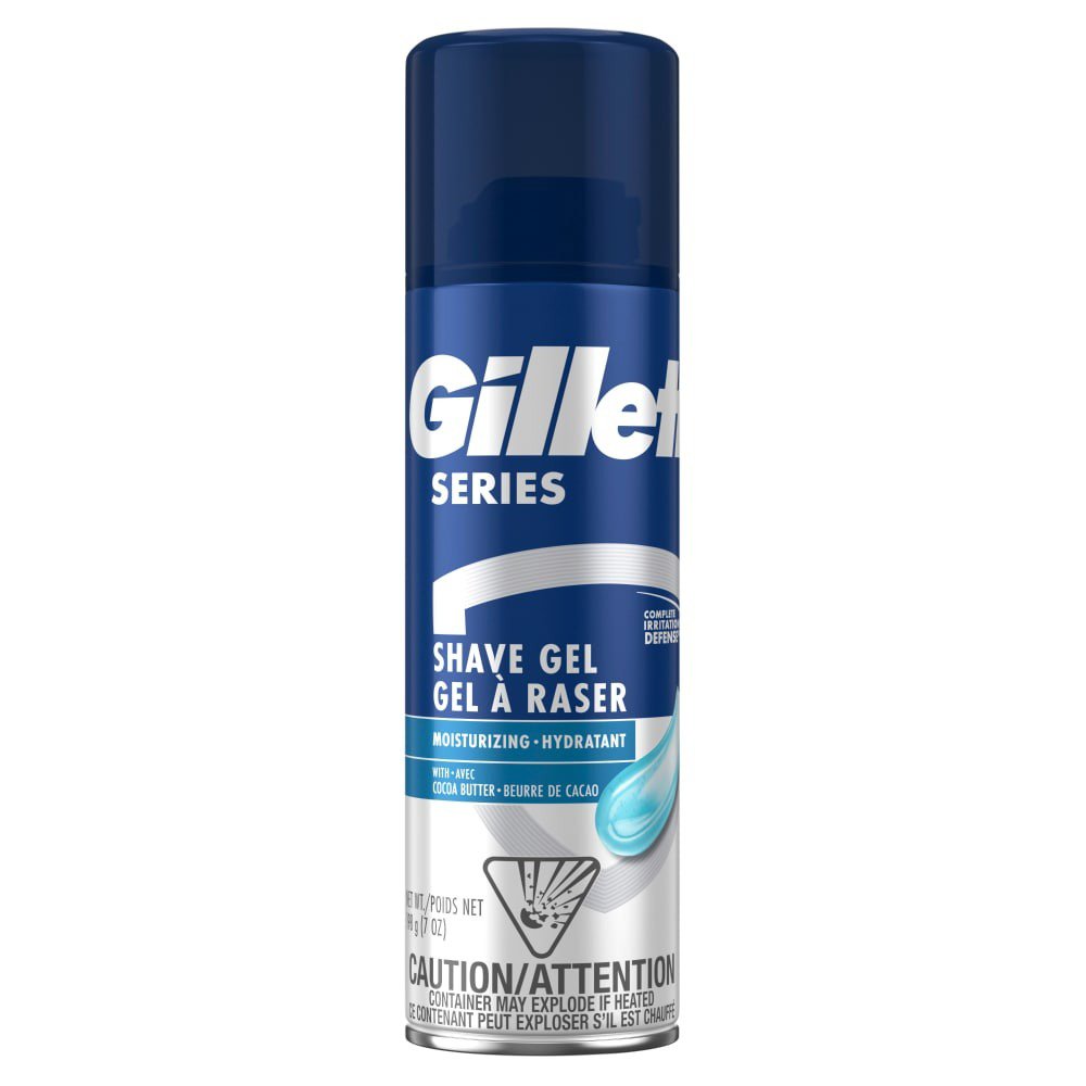 Gel cạo râu Gillette Series 3x Moisturizing, 198g