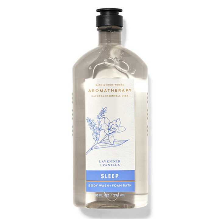 Gel tắm Bath & Body Works Aromatherapy - Sleep Lavender Vanilla, 295ml