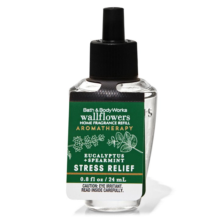 Tinh dầu thơm phòng Bath & Body Works Aromatherapy Stress Relief Eucalyptus Spearmint, 24ml