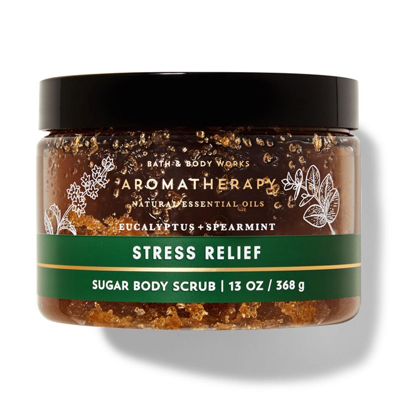 Tẩy tế bào chết Bath & Body Works Aromatherapy - Stress Relief Eucalyptus Spearmint, 368g