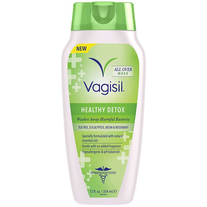 Dung dịch vệ sinh phụ khoa Vagisil Healthy Detox All Over Wash, 354ml