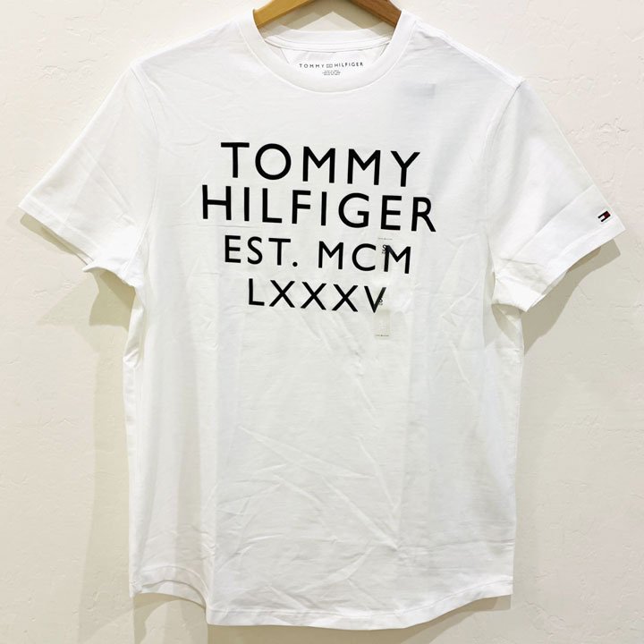 Áo Tommy Hilfiger THFlex Stretch Cotton T-Shirt - White, Size L