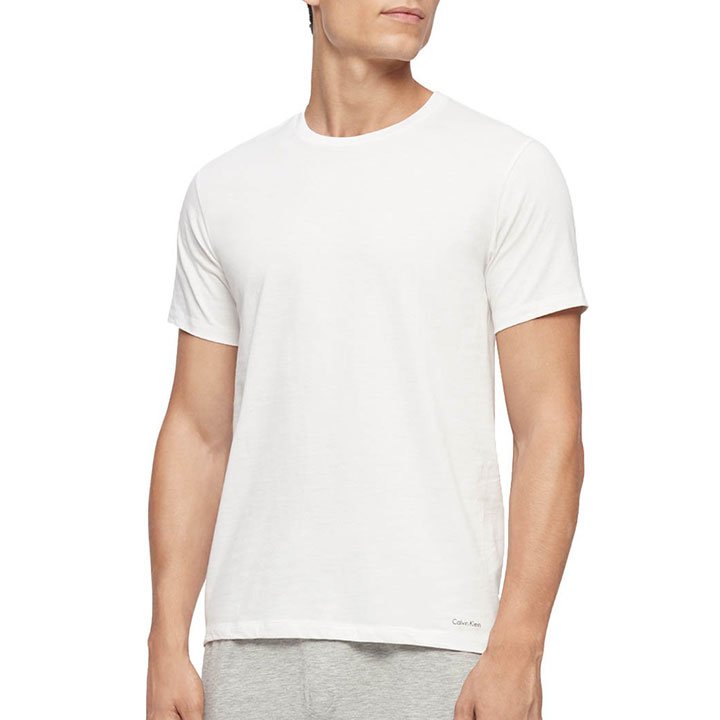 Set 3 áo Calvin Klein Cotton Classic Crewneck T-Shirt - White, Size L