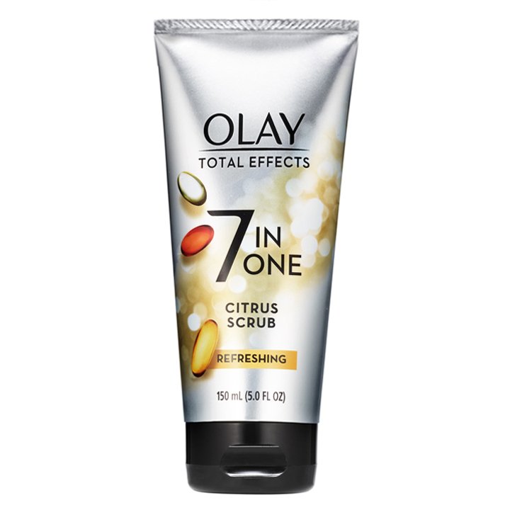 Rửa mặt Olay Total Effects 7 in 1 Refreshing Citrus Scrub, 150ml