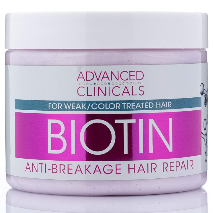 Mặt nạ tóc Advanced Clinicals Biotin Hair Repair, 340g