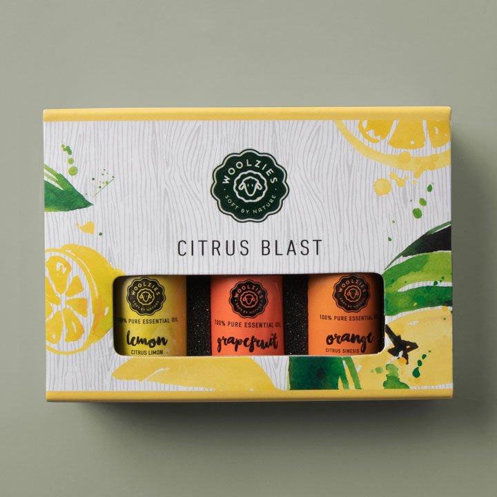 Tinh dầu thơm Woolzies Citrus Blast Collection, 3 x 10ml