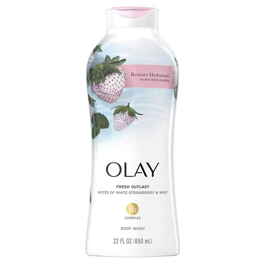 Sữa tắm Olay Fresh Outlast White Strawberry & Mint, 650ml