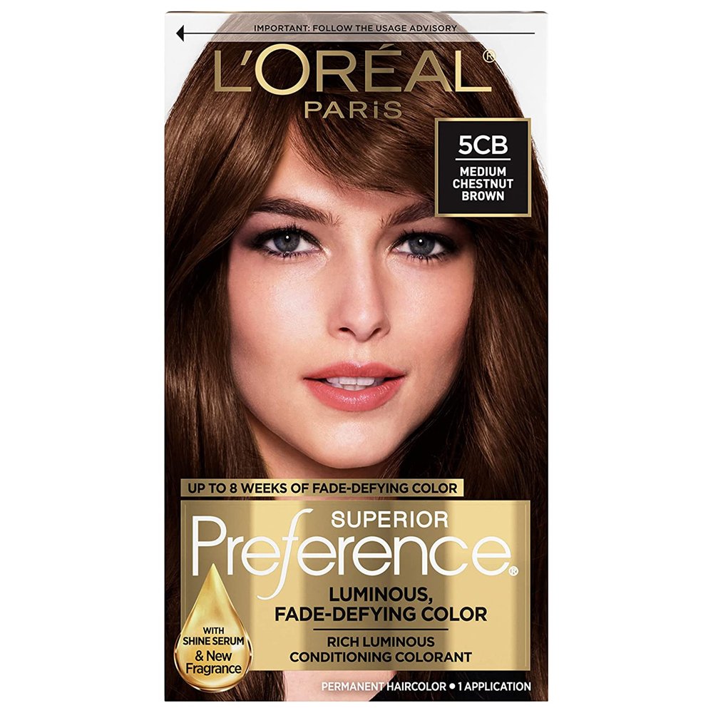 Thuốc nhuộm tóc L'Oréal Superior Preference, 5CB Medium Chestnut Brown