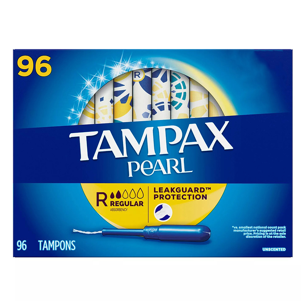 Tampax Pearl Advanced Regular Tampons, 96 ống