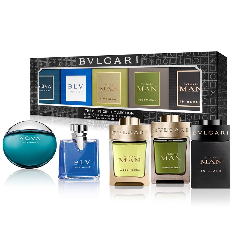 BVLGARI Men's Fragrance Gift Set, 5 x 5ml
