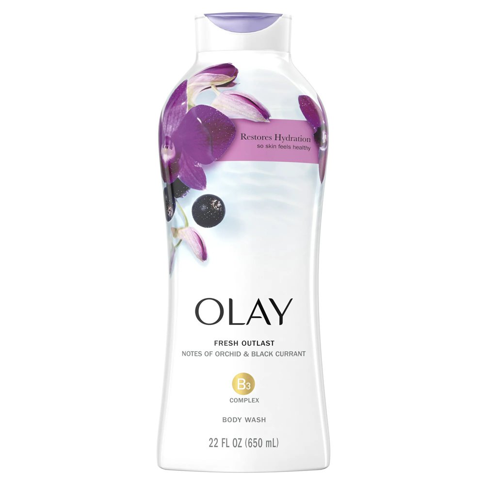 Sữa tắm Olay Fresh Outlast Orchid & Black Currant, 650ml