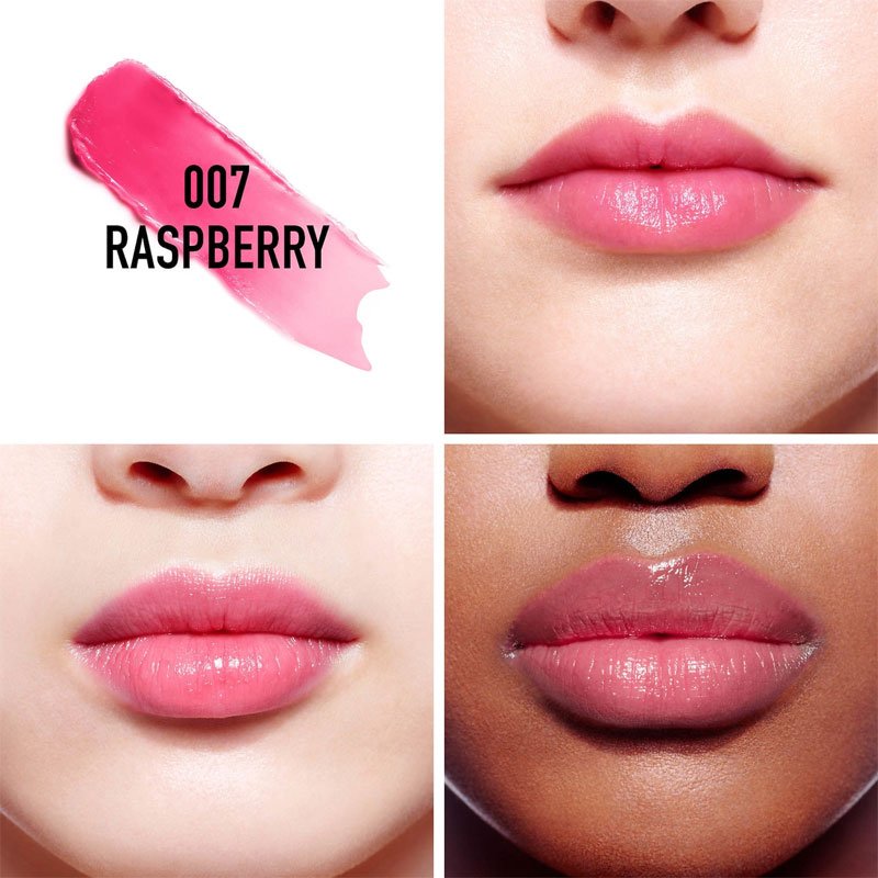Son Dưỡng Dior 007 Raspberry Hồng Tím Addict Lip Glow