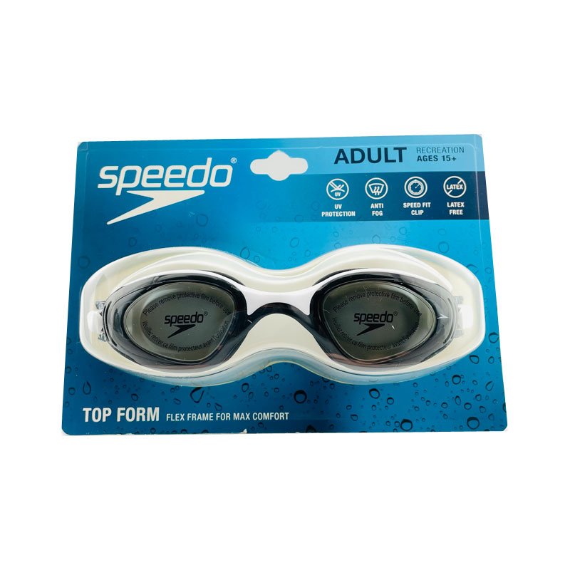 Kính bơi Speedo Adult - Top Form, Black/White