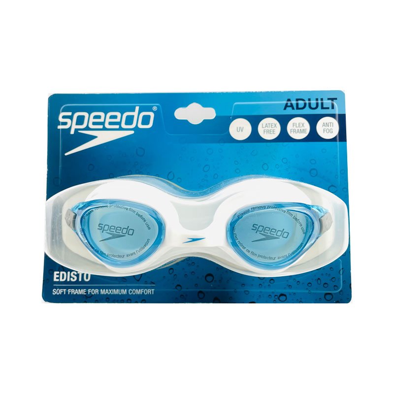 Kính bơi Speedo Adult - Edisto, White/Celeste