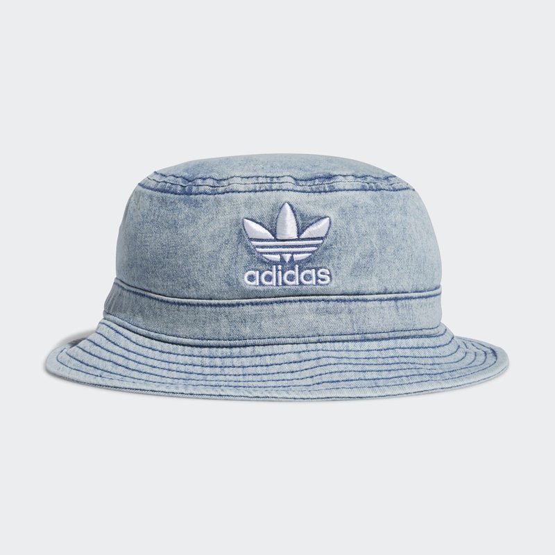 Adidas Originals Unisex Washed Bucket Hat - Denim