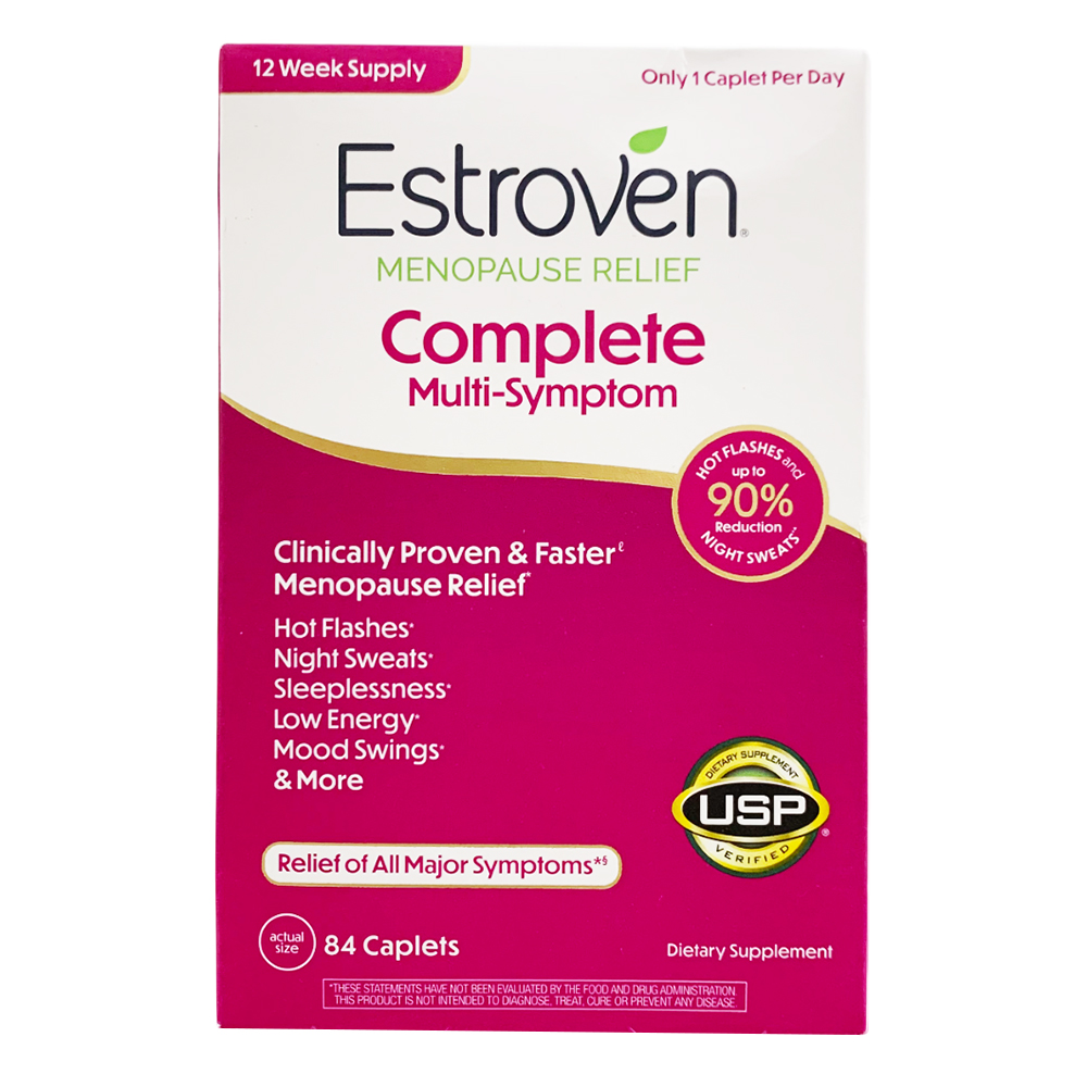 Estroven Complete Multi-Symptom Menopause Relief, 84 viên