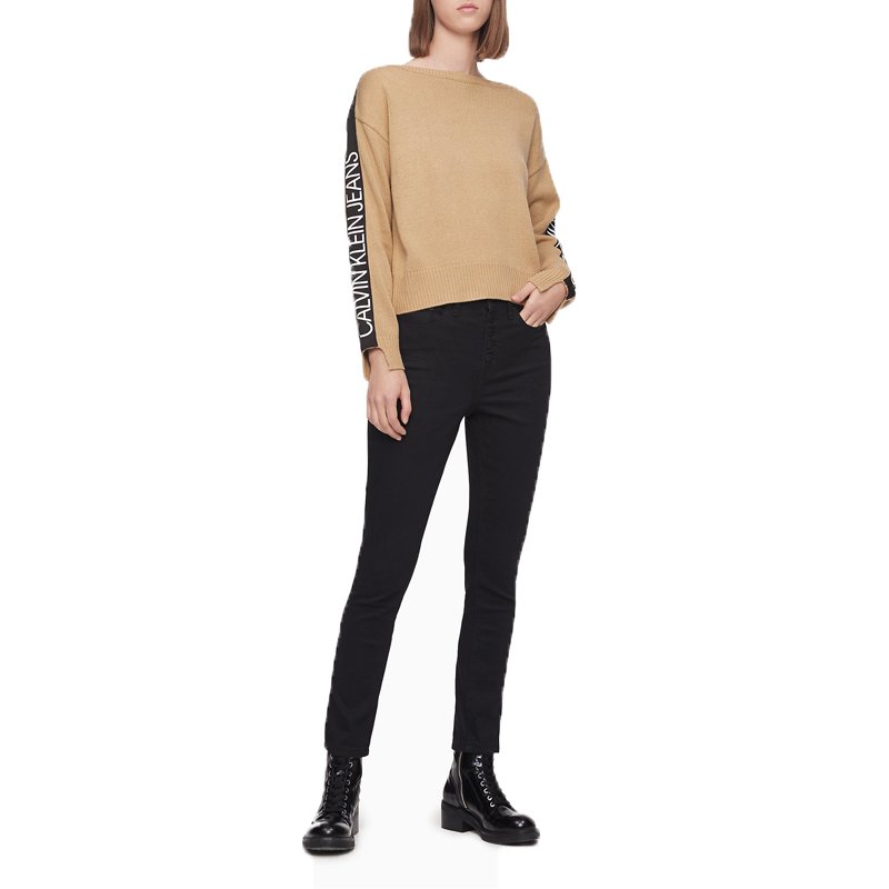 Calvin Klein Jeans High Rise Skinny - Black, Size 26