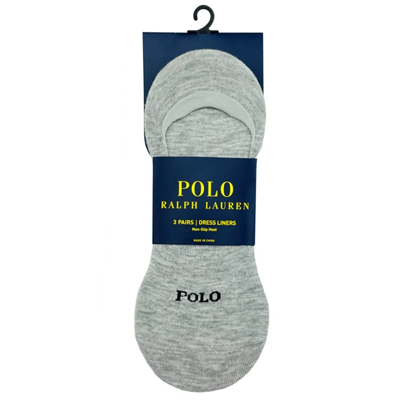 Vớ Polo Ralph Lauren Dress Liners - Set 3 đôi, Grey