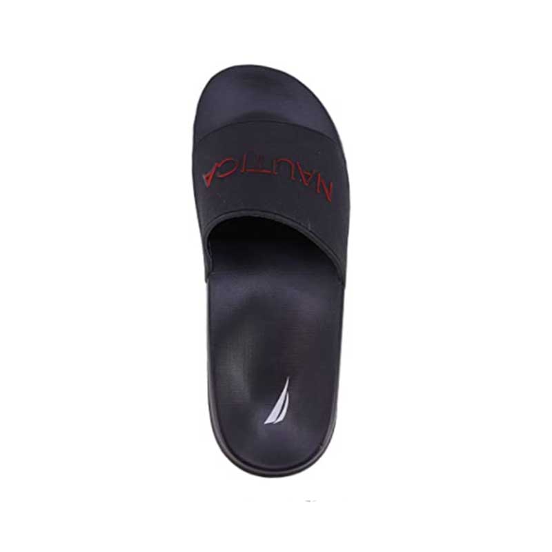 Dép Nautica Athletic Slide Comfort Men's - Black, Size 8 ~ 41