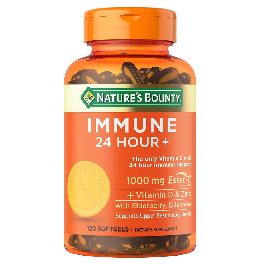 [Thanh lý cận date] Nature's Bounty Immune 24 Hour+, 120 viên