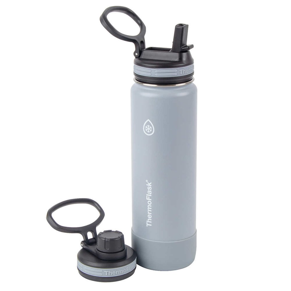 Bình giữ nhiệt Thermoflask Stainless Steel - Grey, 710ml