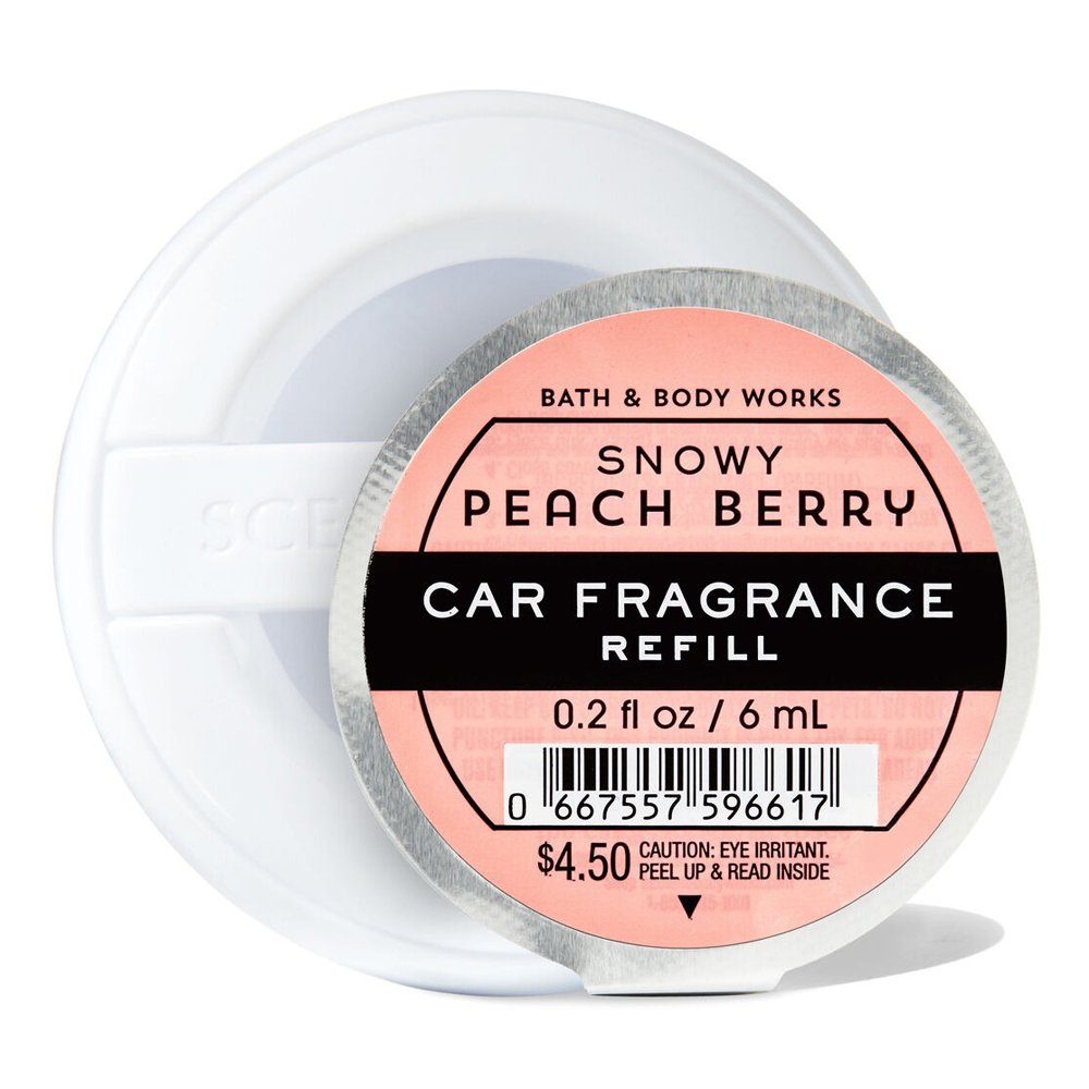 Tinh dầu thơm xe Bath & Body Works - Snowy Peach Berry, 6ml