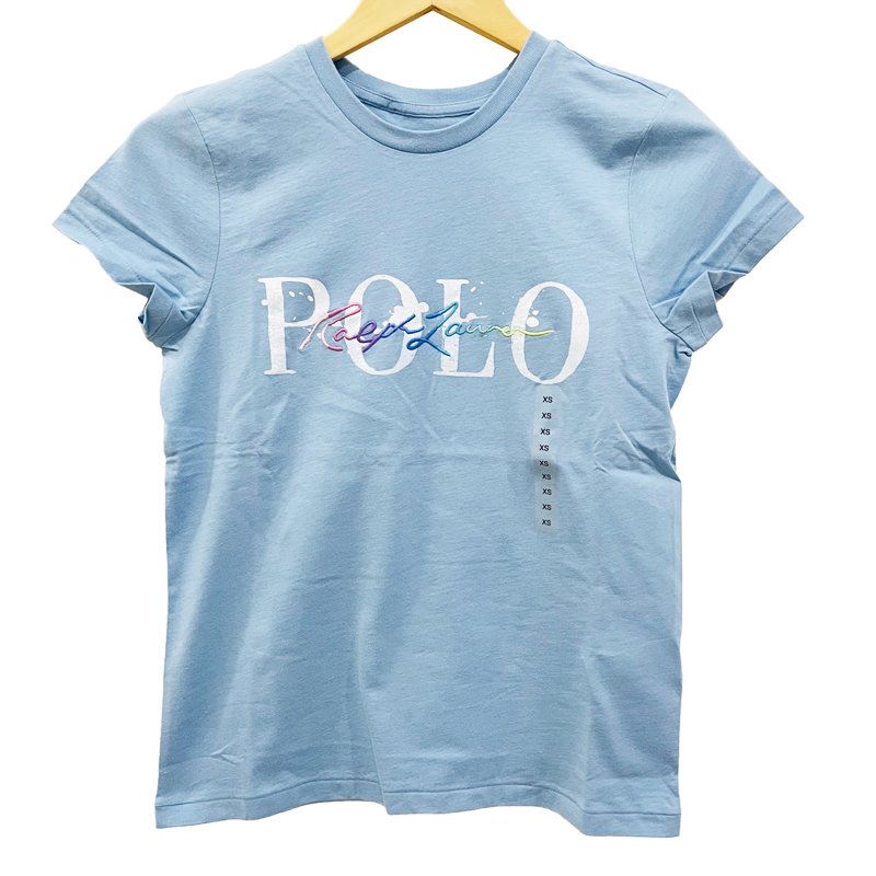 Áo Polo Ralph Lauren Calligraphy T-Shirt - Blue, Size M