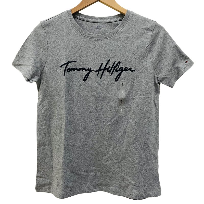 Áo Tommy Hilfiger Signature T-Shirt - Grey, Size S