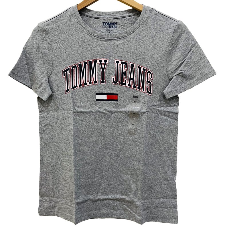 Áo Tommy Hilfiger Essential Logo T-Shirt - Grey, Size S