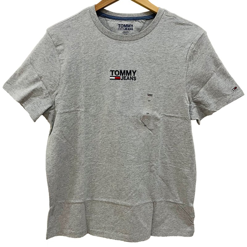 Áo Tommy Jeans Logo T-Shirt - Grey, Size L