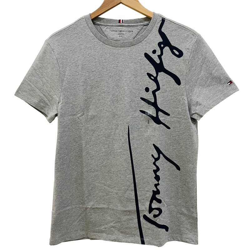 Áo Tommy Hilfiger Signature T-Shirt - Grey, Size L