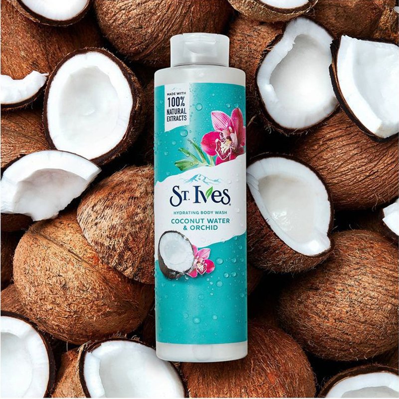 Gel Tắm Stives Hydrating Body Wash Coconut Water And Orchid 650ml Shop Mùa Xuân