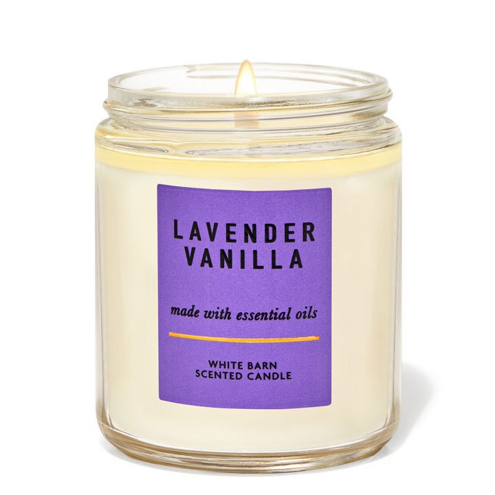 Nến thơm Bath & Body Works Lavender Vanilla, 198g