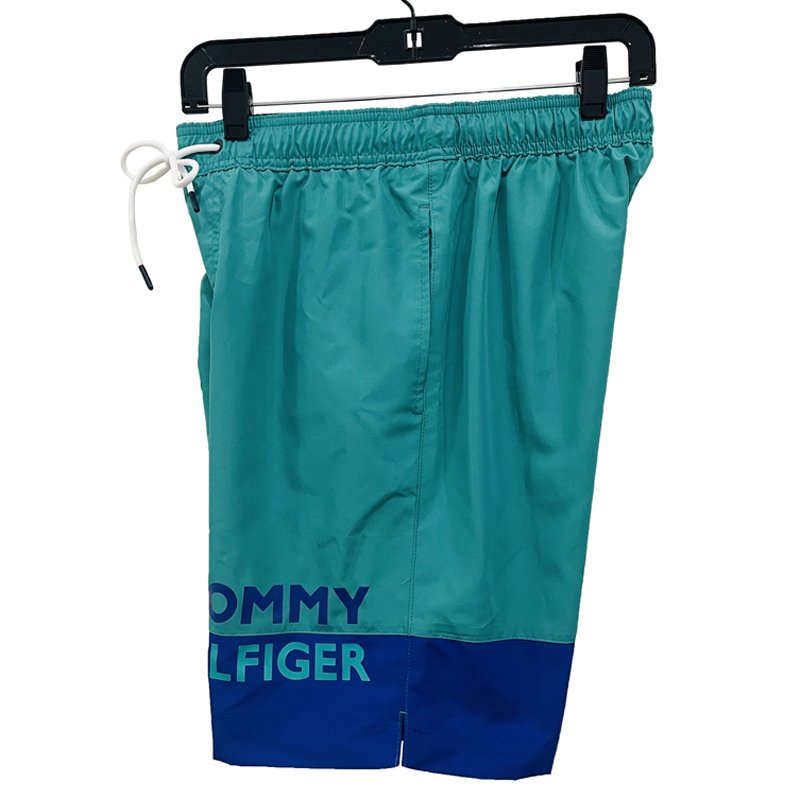 Quần Tommy Hilfiger Swim Trunks Short Maillot - Green, Size M