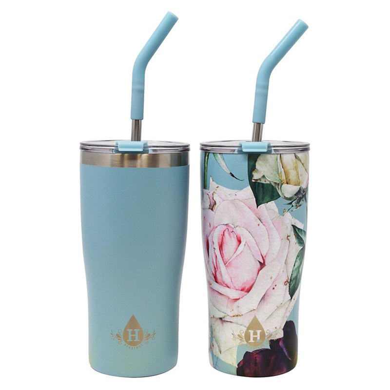Set ly giữ nhiệt Heritage - Sky/Flower, 2 x 590ml