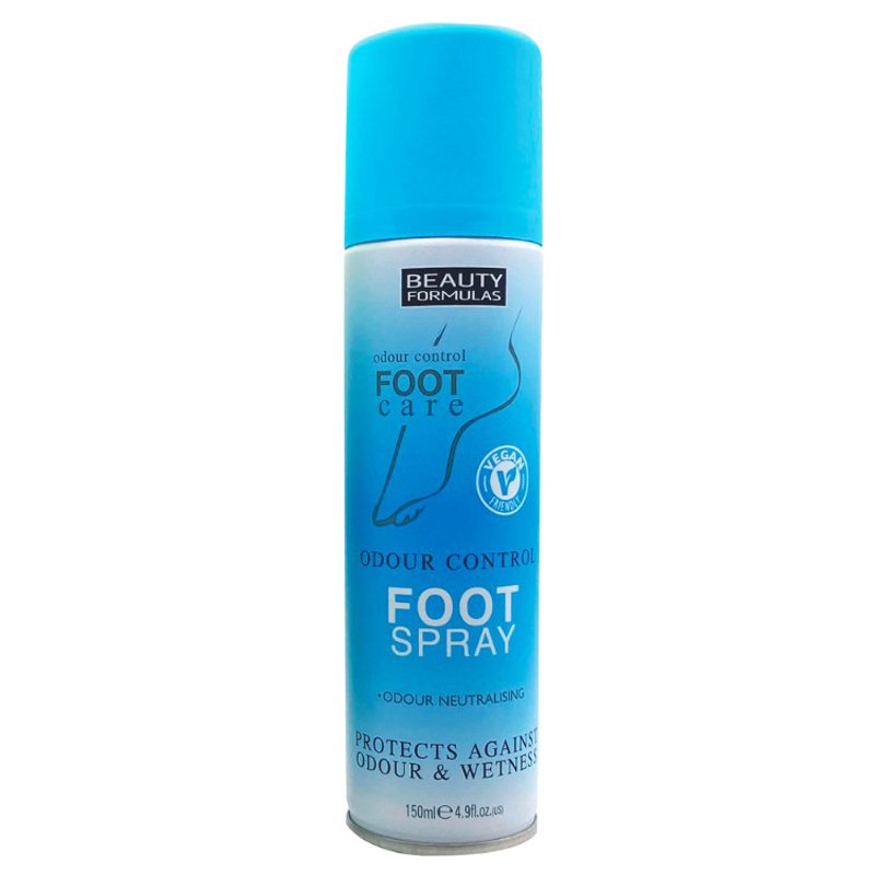 Xịt khử mùi chân Beauty Formulas Odour Control, 150ml