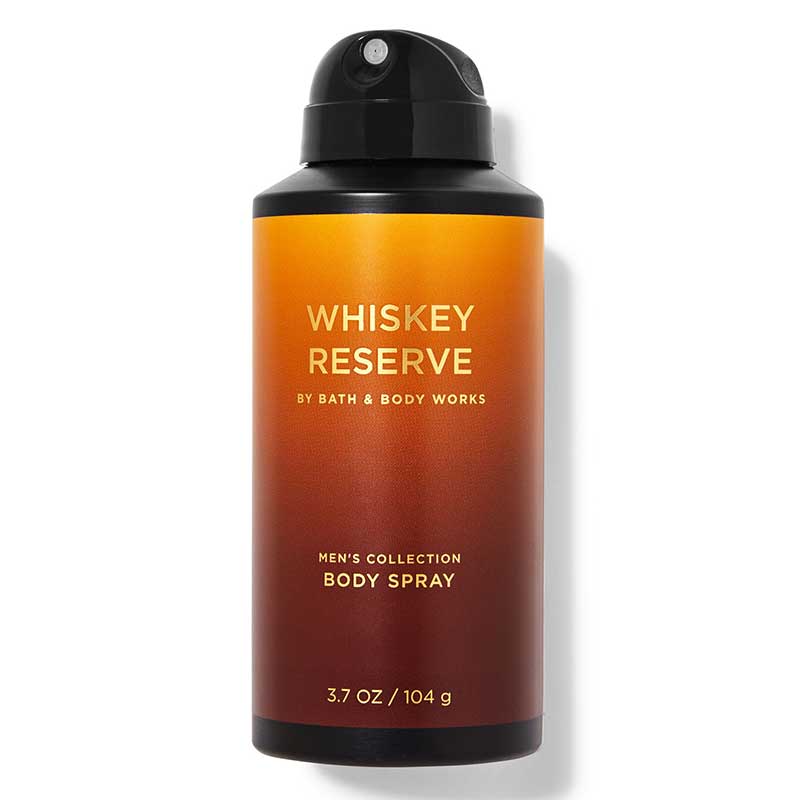 Xịt khử mùi toàn thân Bath & Body Works Men's Collection - Whiskey Reserve, 104g