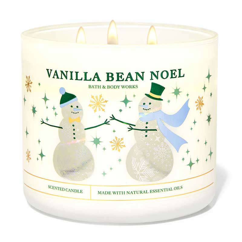 Nến thơm Bath & Body Works White Barn Vanilla Bean Noel, 411g