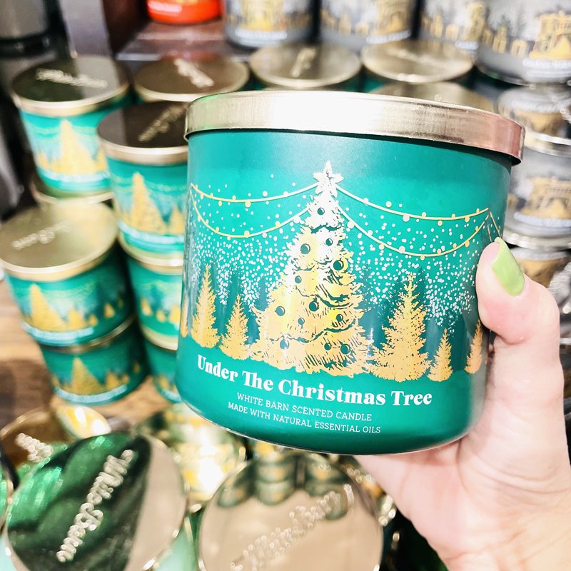 christmas tree candle bath and body works