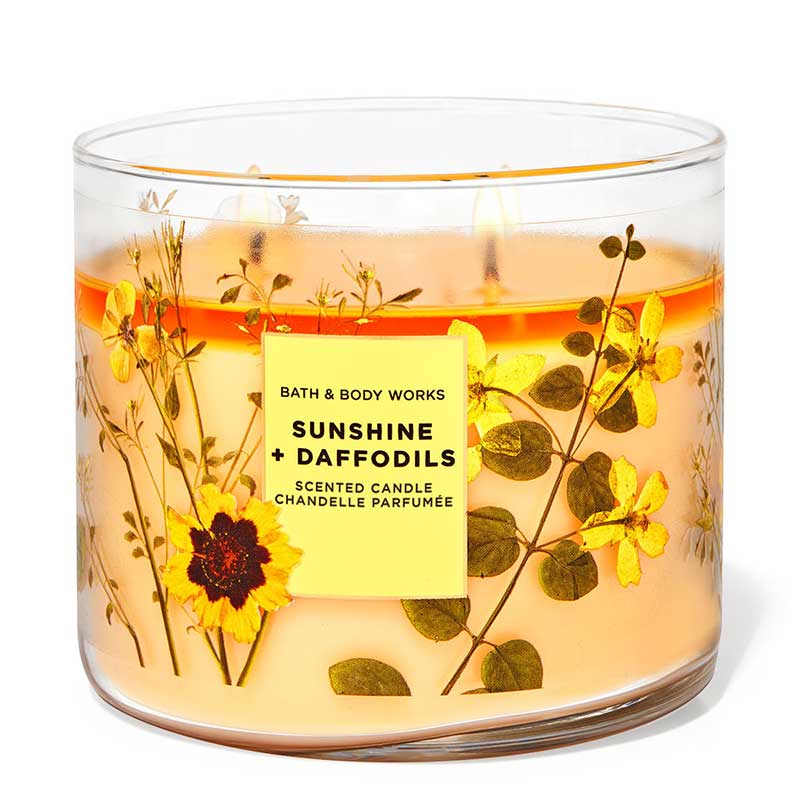 Nến thơm Bath & Body Works Sunshine + Daffodils, 411g