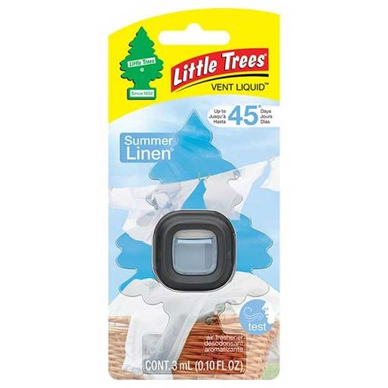 Tinh dầu thơm xe Little Trees Vent Liquid - Summer Linen, 3ml
