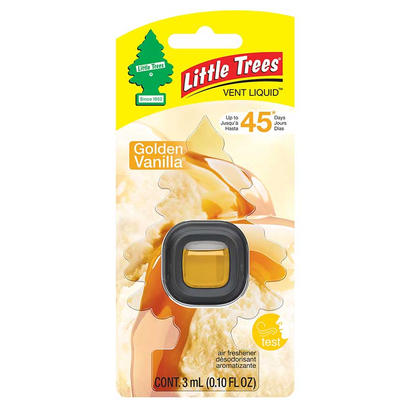 Tinh dầu thơm xe Little Trees Vent Liquid - Golden Vanilla, 3ml