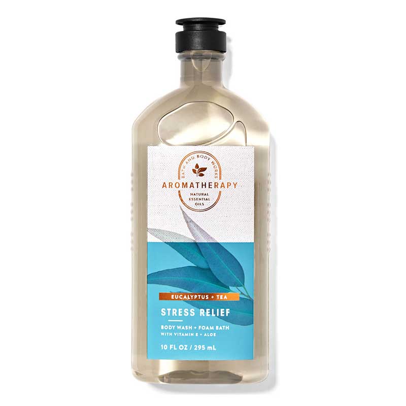 Gel tắm Bath & Body Works Aromatherapy - Stress Relief Eucalyptus + Tea, 295ml