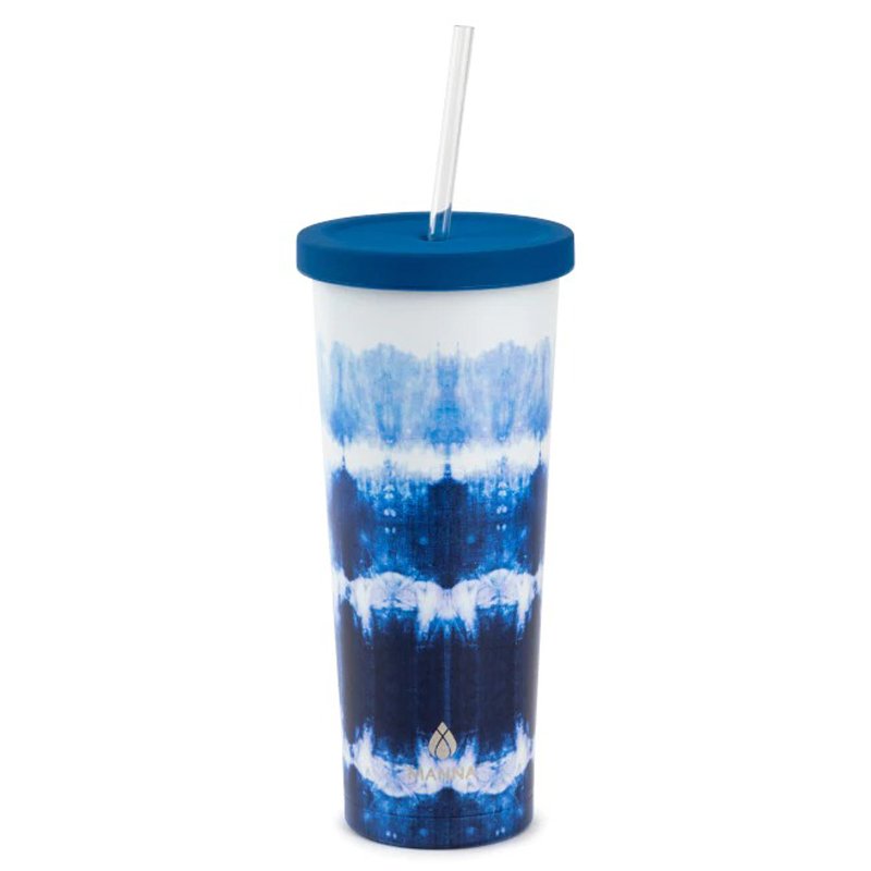 Ly giữ nhiệt Manna Chilly Tumbler - Blue Tie Dye, 709ml