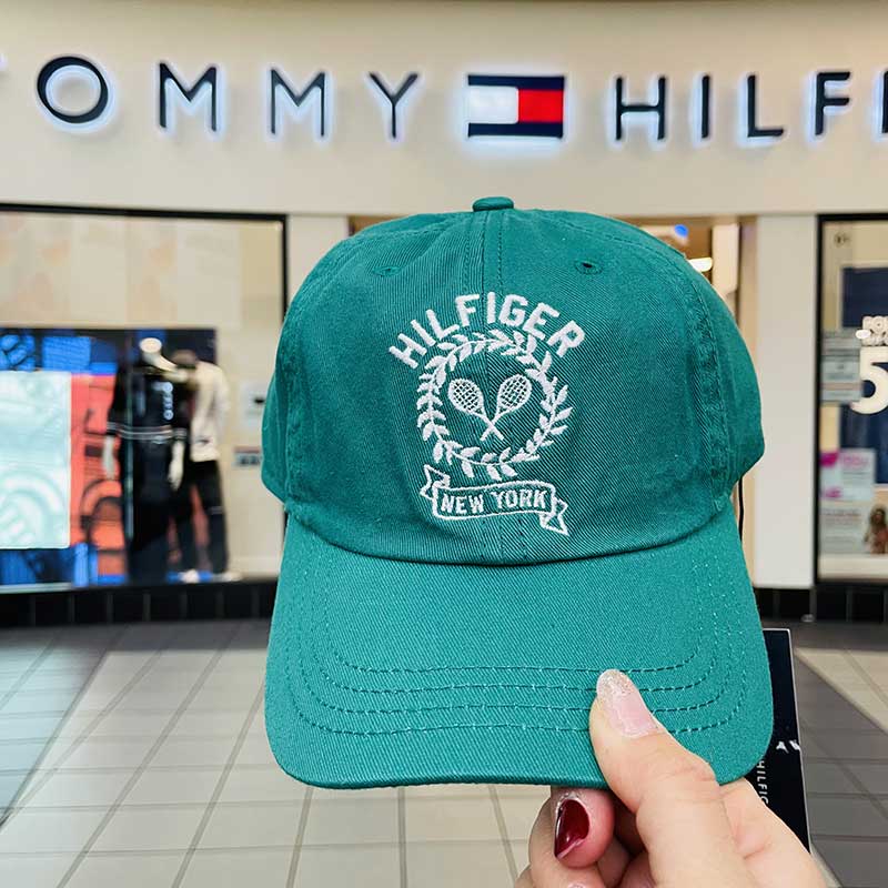 Mũ Tommy Hilfiger Logo Embroidery Cap, Green